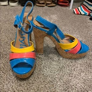 Multi color sandals